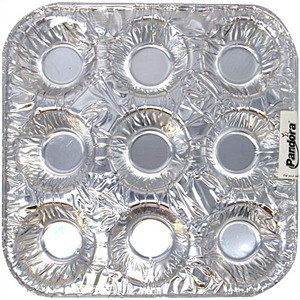 Mini Muffin Pan 9 Cavity, 4 Pk