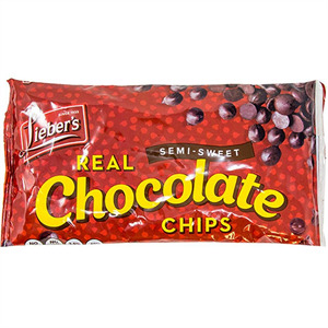Lieber's Semi Sweet Chocolate Chips, 9 Oz