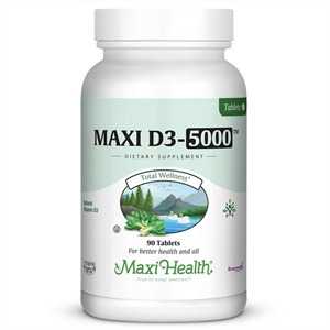 Maxi Health Vitamin D3 5000