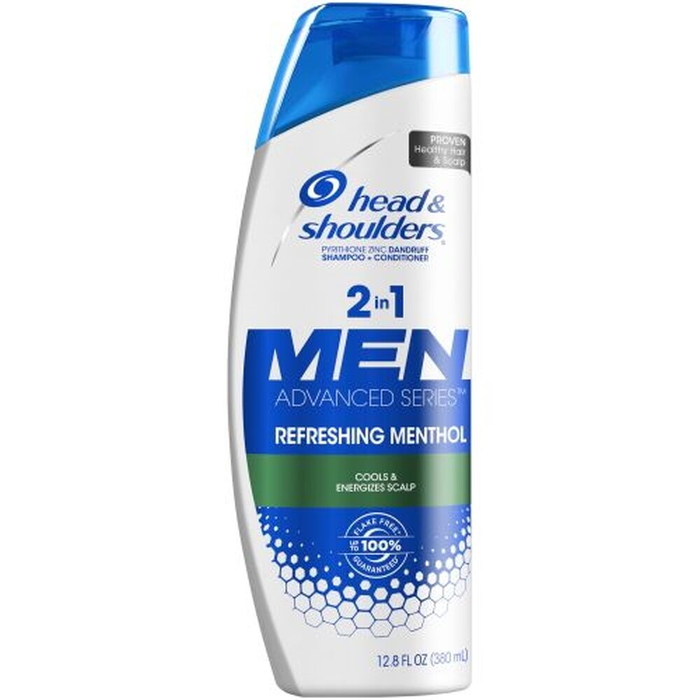 Head & Shoulders Shampoo Men 2 in 1 Menthol, 12.8 Oz