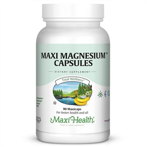 Maxi-Health Magnesium Capsules, 90 Maxicaps