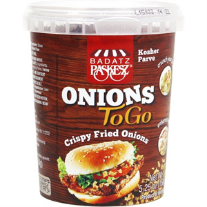 Paskez Crispy Fried Onions Cup, 5.25 Oz