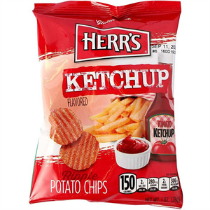Herr's Potato Chips Ketchup, 1 Oz