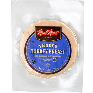 Meal Mart Smoked Turkey Breast Round, 6 Oz
