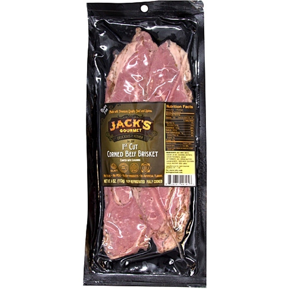 Jack's Gourmet 1St Cut Corned Beef, 4 Oz