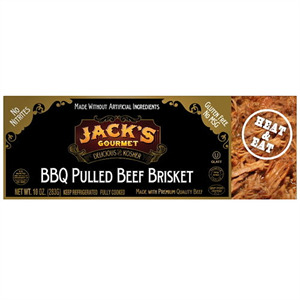 Jack's Gourmet Bbq Pulled Beef Brisket, 10 Oz