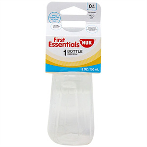 Nuk Silicone Nipples Plastic Nurse, 5 Oz