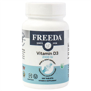 Freeda Vitamin D3 2000, 100 Cnt