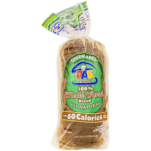 Pas Yisroel 100% Whole Wheat Bread 60 calories , 16 Oz