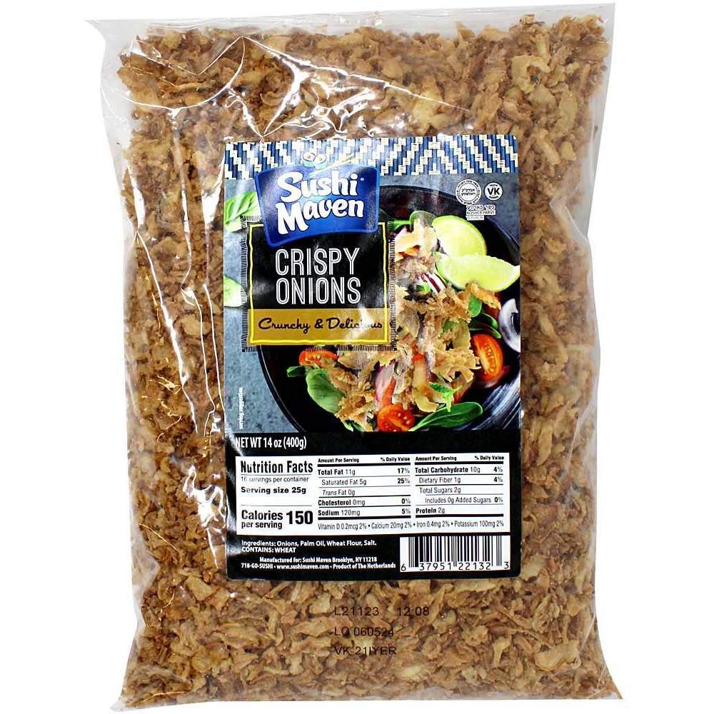 Sushi Maven Crispy Fried Onions, 14 Oz