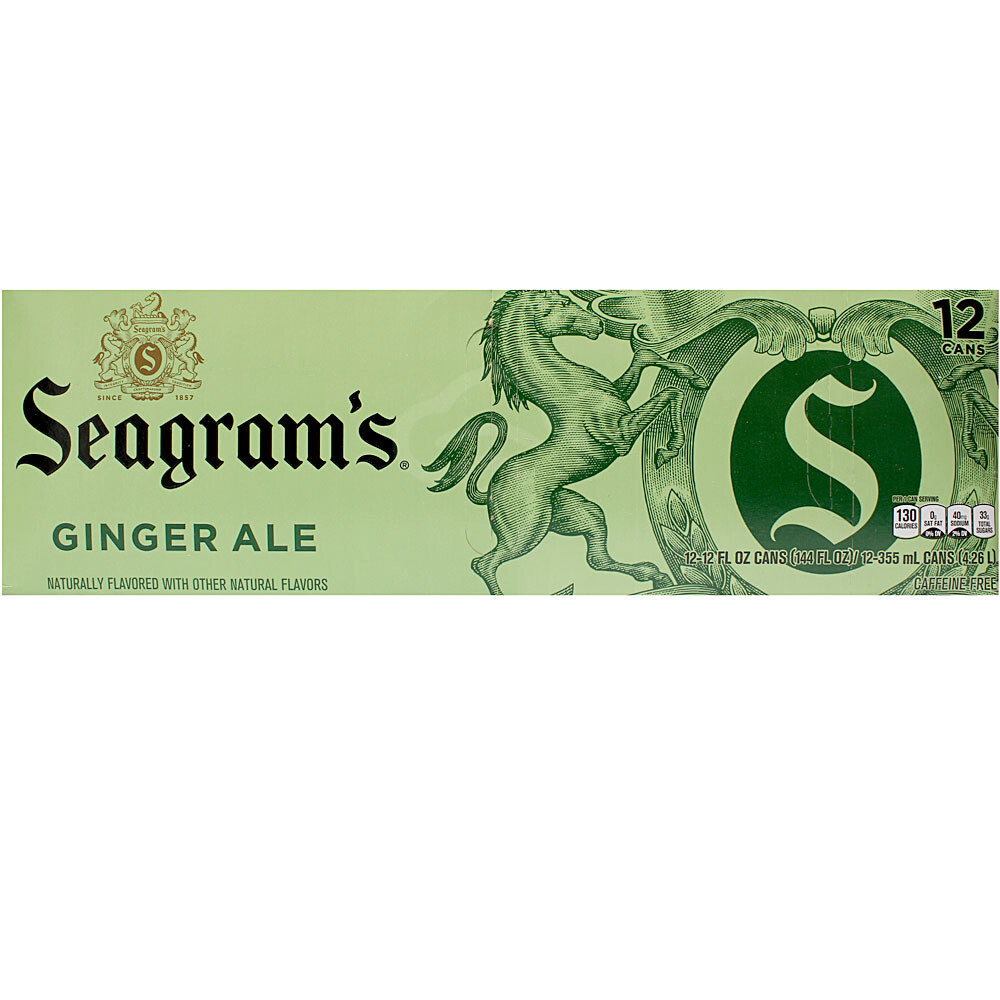 Coke Can Seagram's Ginger Ale, 12 Ct