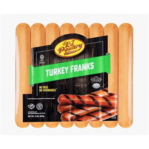 KJ Turkey Franks, 12 Oz