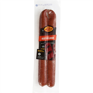 KJ Meat Cooked Beef Kielbasa,16 Oz