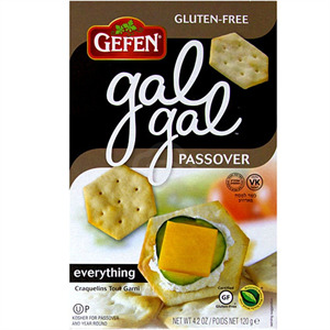 Gefen Gluten Free Galgal Everything Cracker, 4.2 Oz