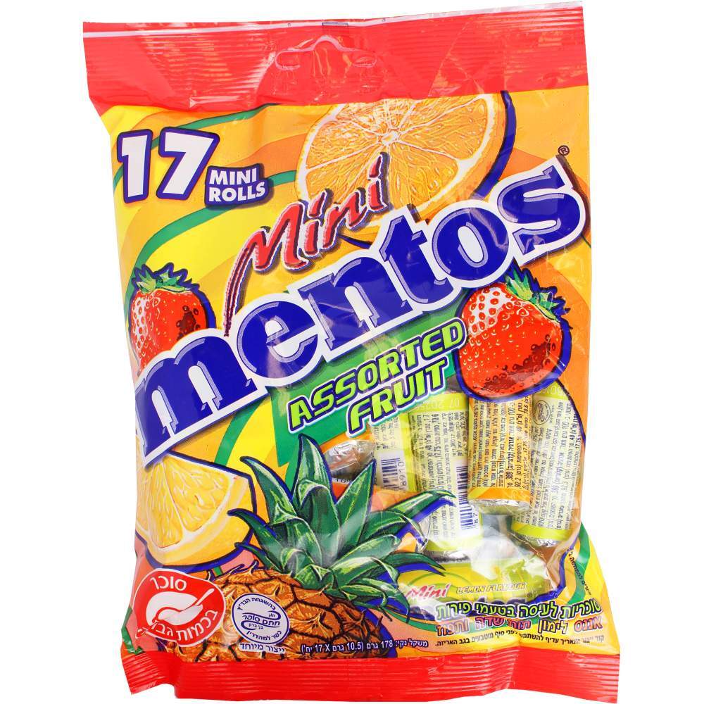 Mentos Mini Mentos Mixed Fruit, 17 Oz