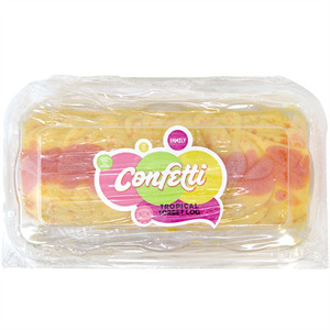 Confetti Tripical Sorbet Log