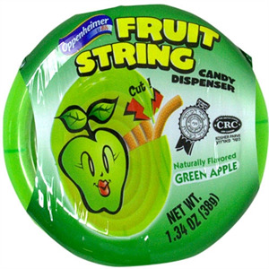 Oppenheimer Fruit Strings Apple Flavor Dispenser
