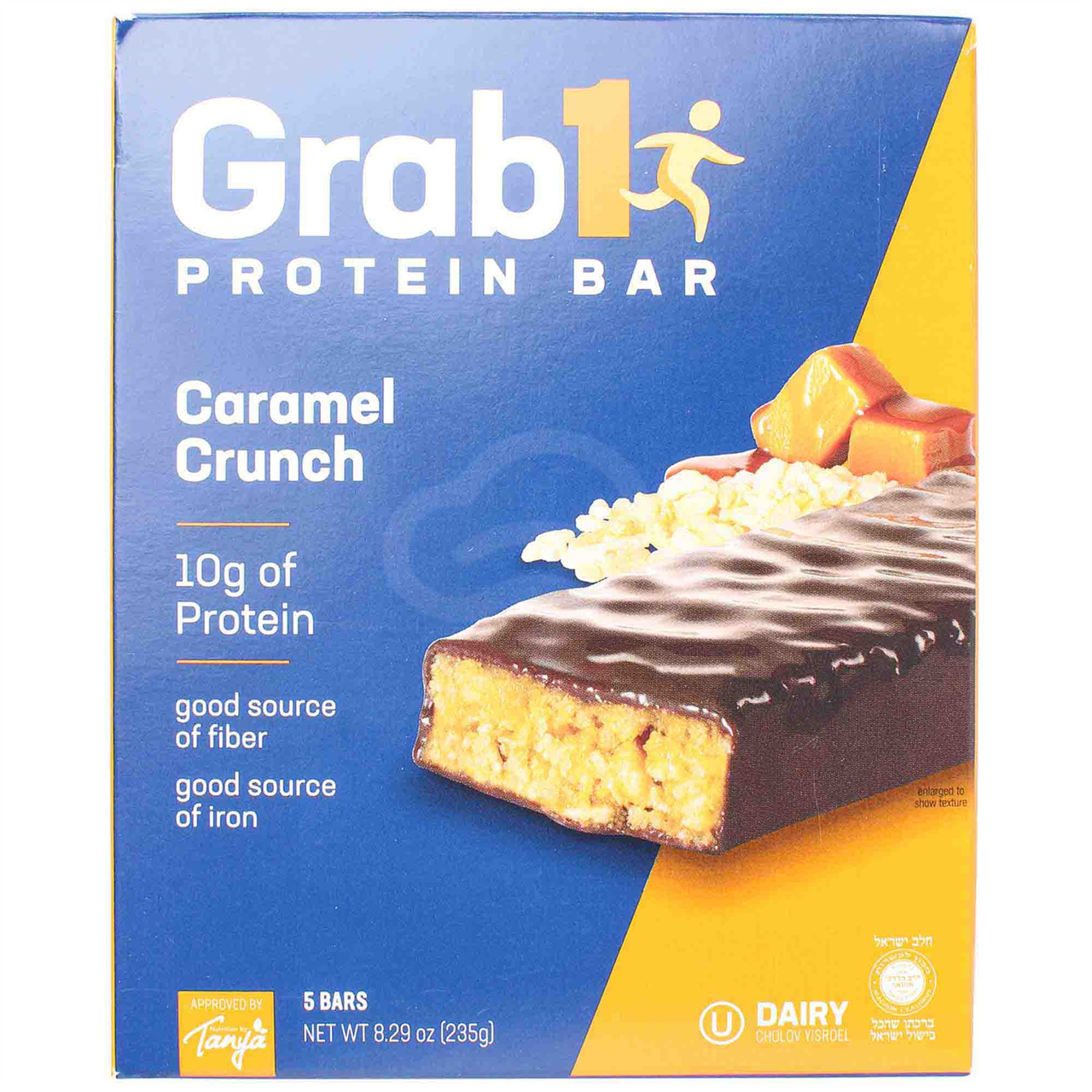 Grab1 Caramel Protein Bar, 5 Pk 8.75 Oz