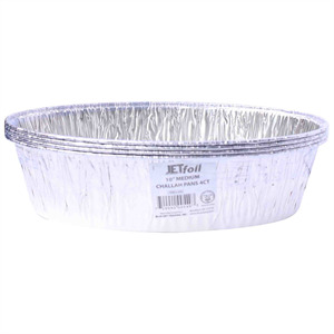 Pans Oval Challah Med 3 Lb., 4 Pk