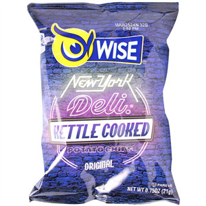 Wise Ny Deli Kettle Cooked Chips, 1 Oz