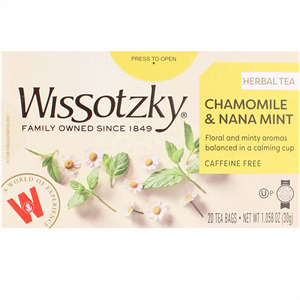 Wissotzky Chamomile & Nana Tea, 20 Pk