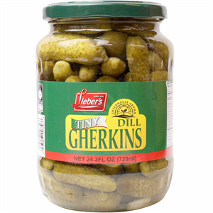 Liebers Tiny Gherkins, 24 Oz