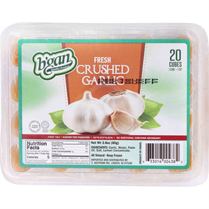 B'gan Crushed Garlic Cubes, 2.8 Oz