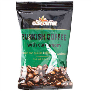 Elite Turkish Coffee Bag W Cardamon, 3.5 Oz
