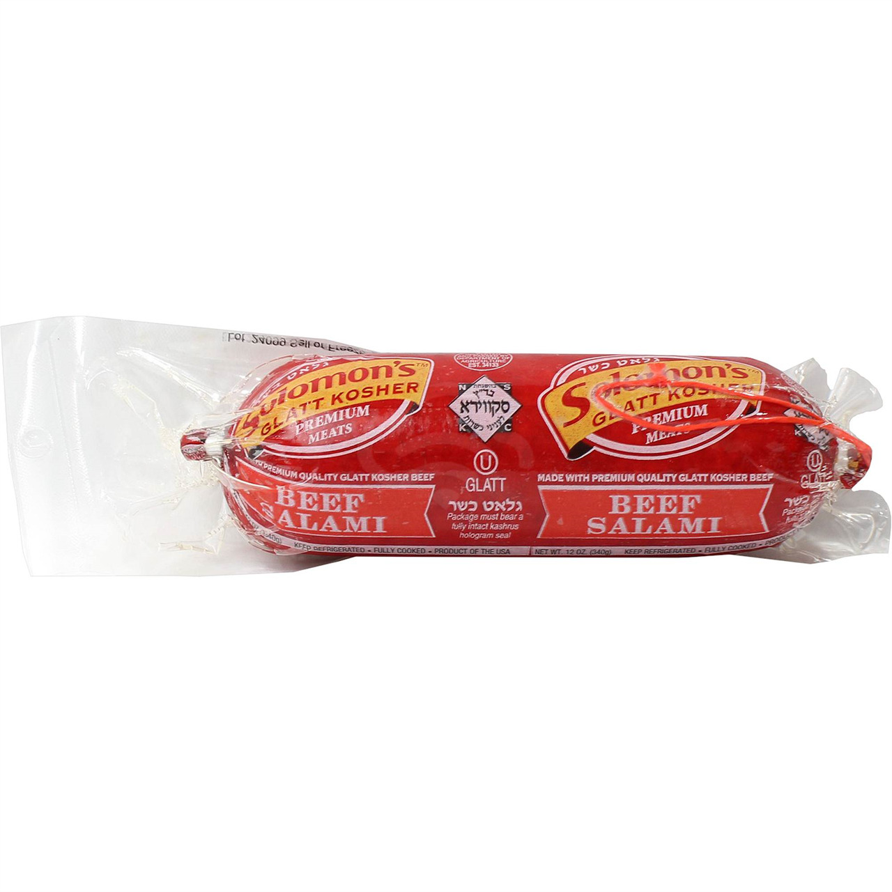 Solomon's Beef Salami, 12 Oz