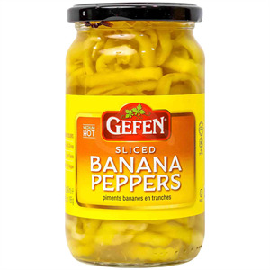 Gefen Sliced Banana Peppers, 16 Oz