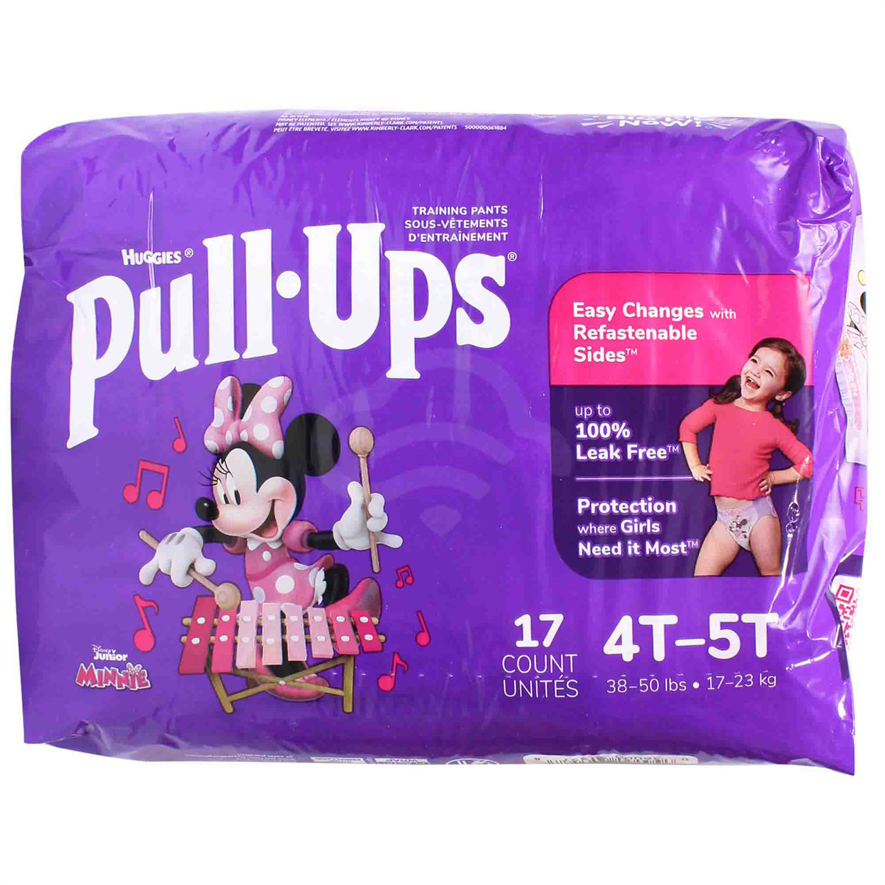 Huggies Pull Ups Girls 4T-5T, 17 Ct