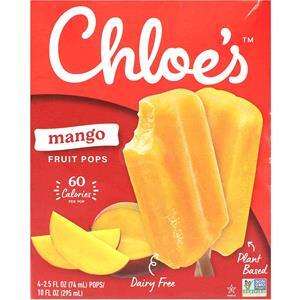 Chloe's Mango Fruit Pops, 10 Oz