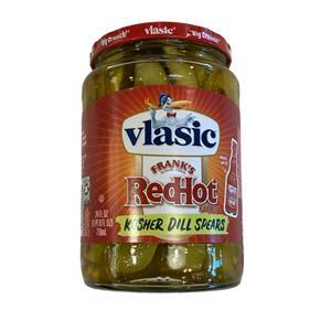 Vlasic Franks Red Hot Pickle Spears, 24 Oz