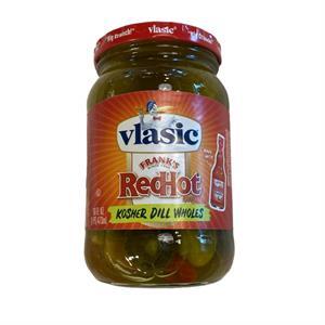 Vlasic Franks Red Hot Kosher Dill Pickles, 16 Oz