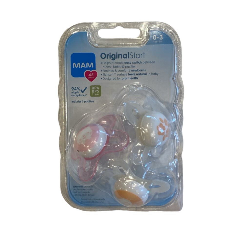 Mam Newborn Girls 0-3 Months , 3 Pk