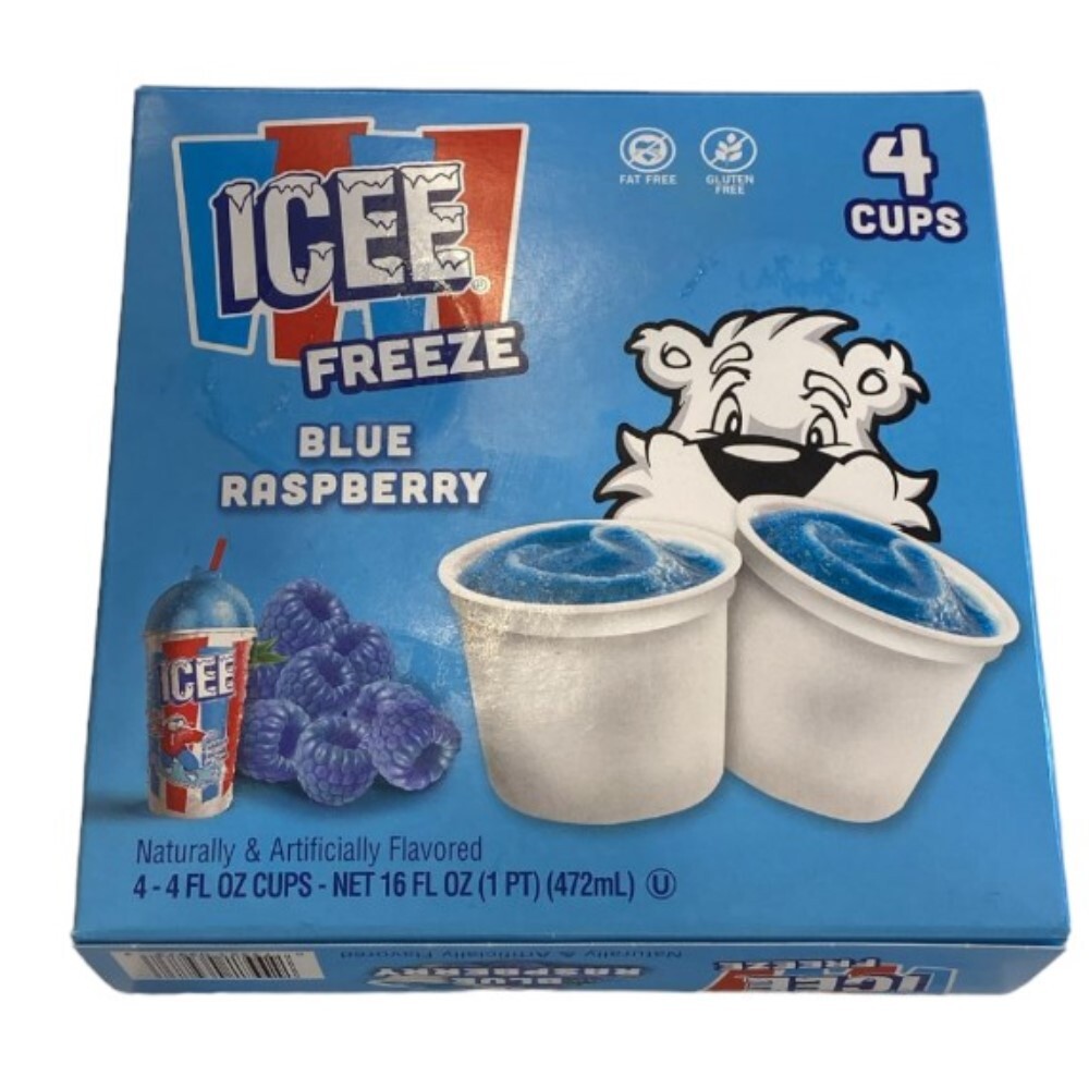 Icee Blue Raspberry Cups, 4 Pk