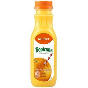 Tropicana Orange Juice No Pulp, 11 Oz