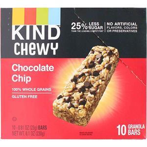 Kind Kids Chewy Chocolate Chip Bars, 10 Pk