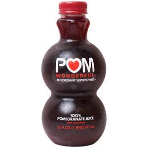 Pom Pommegranate Juice 100%, 16 Oz