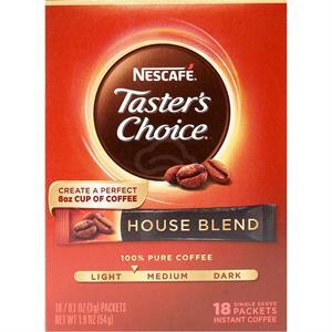 Nescafe Coffee Sticks Original Packets, 18 Ct