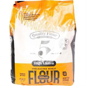 Quality High Gluten Sifted Flour, 5 Lb