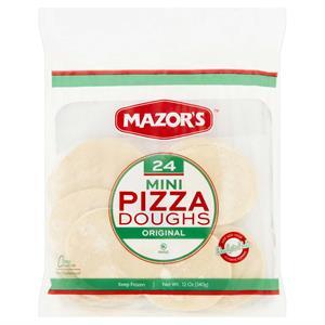 Mazor's Mini Pizza Dough, 24 Ct, 12 Oz