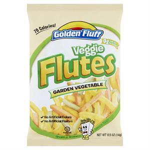 Golden Fluff Veggie Flutes