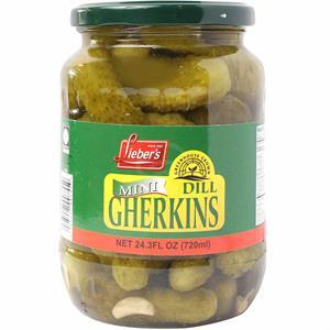 Lieber's Kosher Mini Gherkins, 24 Oz