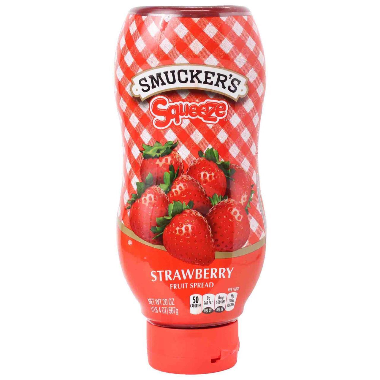 Smuckers Squeeze Strawberry Fruit Spread, 20 Oz