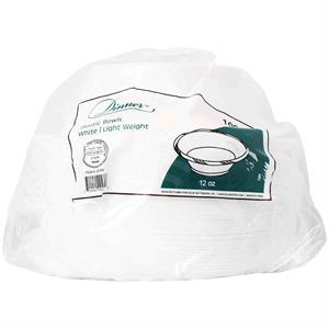 Dinner Plastic Soup Bowls, 12 Oz, 100 Ct