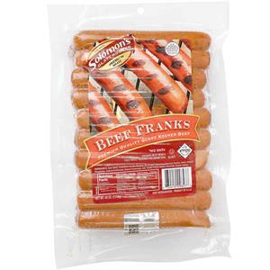Solomon's Beef Franks, 40 Oz