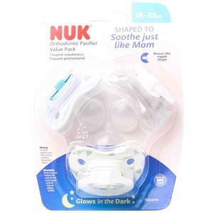 Nuk Pacifier 18M+ Neutral, 3 Pk