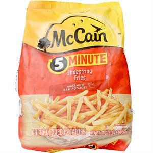 Mccain 5 Minute Shoestring Fries, 20 Oz