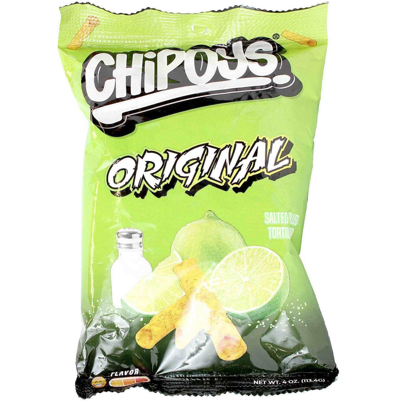 Chipoys Original Rolled Tortilla Chips, 4 Oz